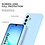 Ntech Hoesje geschikt voor Samsung Galaxy A17 5G Hoesje siliconen Licht Blauw zacht siliconen hoesje TPU - met Samsung A17 5G Screenprotector - 2 stuks