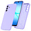 Ntech Hoesje geschikt voor Samsung Galaxy A17 5G Hoesje siliconen Lila zacht siliconen hoesje TPU - met Samsung A17 5G Screenprotector - 2 stuks