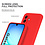 Ntech Hoesje geschikt voor Samsung Galaxy A17 5G Hoesje siliconen Rood zacht siliconen hoesje TPU - met Samsung A17 5G Screenprotector - 2 stuks
