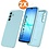 Ntech Hoesje geschikt voor Samsung Galaxy A17 5G Hoesje siliconen Mint Groen zacht siliconen hoesje TPU - met Samsung A17 5G Screenprotector - 2 stuks