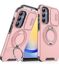 Ntech Hoesje Geschikt voor Samsung Galaxy A17 5G / A26 hoesje Rose Goud