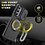 Ntech Hoesje Geschikt voor Samsung Galaxy A17 5G / A26 hoesje Rood backcover met Met Draaibare Ring Houder en camera bescherming
