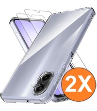 Ntech Hoesje Geschikt voor Samsung Galaxy A07 transparant