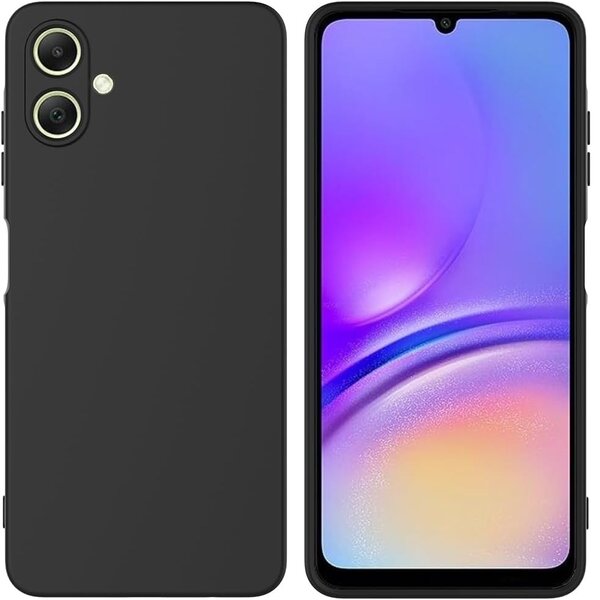 Ntech Hoesje geschikt voor Samsung Galaxy A07 hoesje Siliconen cover Zwart backcover