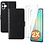 Ntech Hoesje geschikt voor Samsung Galaxy A07 hoesje Zwart pasjeshouder telefoon hoes - Met screenprotector tempered glass voor Galaxy A07 4G / 5G - 2x