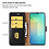 Ntech Hoesje geschikt voor Samsung Galaxy A07 hoesje Zwart pasjeshouder telefoon hoes - Met screenprotector tempered glass voor Galaxy A07 4G / 5G - 2x