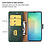 Ntech Hoesje geschikt voor Samsung Galaxy A07 hoesje Groen pasjeshouder telefoon hoes - Met screenprotector tempered glass voor Galaxy A07 4G / 5G - 2x