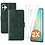 Ntech Hoesje geschikt voor Samsung Galaxy A07 hoesje Groen pasjeshouder telefoon hoes - Met screenprotector tempered glass voor Galaxy A07 4G / 5G - 2x