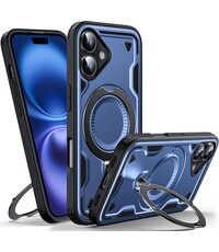 Ntech Hoesje Geschikt voor iPhone 17 Hoesje Donker Blauw