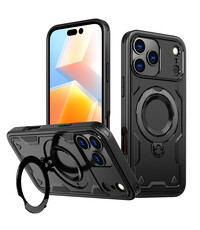 Ntech Hoesje Geschikt voor iPhone 17 Pro Hoesje Zwart