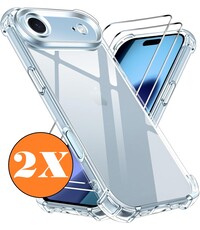 Ntech Hoesje Geschikt voor iPhone Air transparant Anti Shock