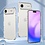 Ntech Hoesje Geschikt voor iPhone Air transparant Anti Shock - silicone hoesje met 2 Pack Screenprotector tempered glass