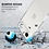 Ntech Hoesje Geschikt voor iPhone Air transparant Anti Shock - silicone hoesje met 2 Pack Screenprotector tempered glass