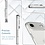 Ntech Hoesje Geschikt voor iPhone Air transparant Anti Shock - silicone hoesje met 2 Pack Screenprotector tempered glass
