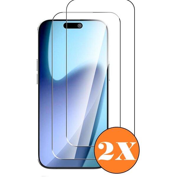Ntech Screenprotector geschikt voor iPhone Air Beschermglas - Screen protector gehard glas - 2 Stuks