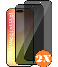 Ntech Screen Protector Geschikt voor iPhone 17 Pro Max screenprotector Privacy