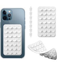 Ntech Silicone Suction Cup Telefoonhouders Wit