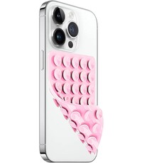 Ntech Silicone Suction Cup Telefoonhouders Licht Roze