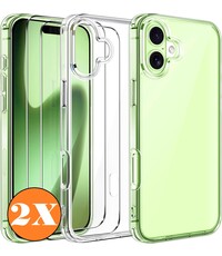 Ntech Hoesje Geschikt voor iPhone 17 transparant Anti Shock