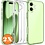 Ntech Hoesje Geschikt voor iPhone 17 transparant Anti Shock - silicone hoesje met 2 Pack Screenprotector tempered glass