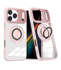 Ntech Magsafe Hoesje Geschikt voor iPhone 17 Pro Max hoesje Rose Goud