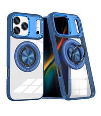 Ntech Magsafe Hoesje Geschikt voor iPhone 17 Pro Max hoesje Blauw