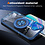 Ntech Magsafe Hoesje Geschikt voor iPhone 17 hoesje Blauw Transparant - Met kickstand Draaibare Ring Houder