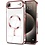 Ntech Magsafe Hoesje Geschikt voor iPhone Air hoesje Transparant / Rose Goud - Lens beschermer – backcover