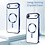 Ntech Magsafe Hoesje Geschikt voor iPhone Air hoesje Transparant / Blauw - Lens beschermer – backcover