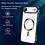 Ntech Magsafe Hoesje Geschikt voor iPhone Air hoesje Transparant / Zwart - Lens beschermer – backcover