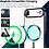 Ntech Magsafe Hoesje Geschikt voor iPhone Air hoesje Transparant / Zwart - Lens beschermer – backcover