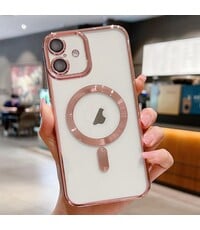 Ntech Magsafe Hoesje Geschikt voor iPhone 17 hoesje Transparant