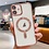 Ntech Magsafe Hoesje Geschikt voor iPhone 17 hoesje Transparant / Rose Goud - Lens beschermer – backcover