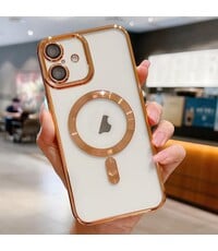 Ntech Magsafe Hoesje Geschikt voor iPhone 17 hoesje Transparant