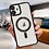 Ntech Magsafe Hoesje Geschikt voor iPhone 17 hoesje Transparant / Zwart - Lens beschermer – backcover