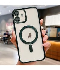 Ntech Magsafe Hoesje Geschikt voor iPhone 17 hoesje Transparant