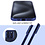 Ntech Magsafe Hoesje Geschikt voor iPhone 17 Pro Max hoesje Transparant / Zwart - Lens beschermer – backcover