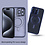 Ntech Magsafe Hoesje Geschikt voor iPhone 17 Pro Max hoesje Transparant / Zwart - Lens beschermer – backcover