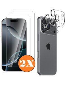 Ntech Screenprotector geschikt voor iPhone 17 Pro ScreenProtector
