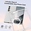 Ntech MagSafe hoesje Geschikt voor Samsung Galaxy Z Fold 7 Transparant Silicone Shockproof Hoesje - Schokbestendig TPU hoesje Samsung Z Fold 7