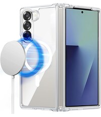 Ntech MagSafe hoesje Geschikt voor Samsung Galaxy Z Fold 7 Transparant
