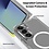 Ntech MagSafe hoesje Geschikt voor Samsung Galaxy Z Fold 7 Transparant Silicone Shockproof Hoesje - Schokbestendig TPU hoesje Samsung Z Fold 7
