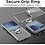 Ntech Ntech Hoesje geschikt voor Samsung Galaxy Z Flip 7 doorzichtig met Ring houder - Luxe Backcover - Transparant