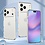 Ntech Hoesje Geschikt voor iPhone 17 Pro Max transparant Anti Shock - silicone hoesje met 2 Pack Screenprotector tempered glass