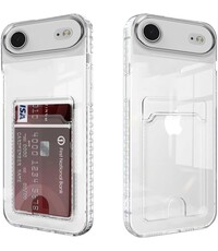 Ntech Hoesje Geschikt voor iPhone Air hoesje met pasjeshouder