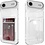 Ntech  Hoesje Geschikt voor iPhone Air hoesje met pasjeshouder transparant Shock proof case met Kaarthouder -  iPhone Air hoesje transparant -  iPhone Air pasjeshouder hoesje - Kaarthouder - Hoesje