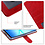 Ntech Ntech Hoesje Geschikt voor Samsung Galaxy A17 Hoesje Rood - met Pasjeshouder en Standaardfunctie – bookcase Portemonnee