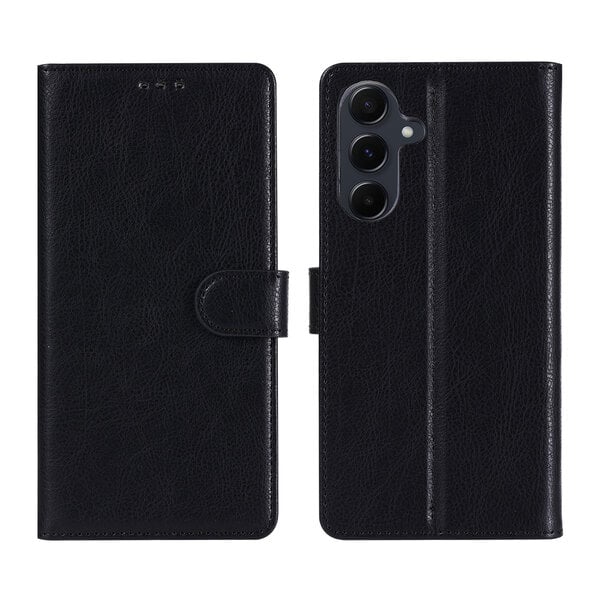 Ntech Ntech Hoesje Geschikt voor Samsung Galaxy A17 Hoesje  Zwart - met Pasjeshouder en Standaardfunctie – bookcase Portemonnee