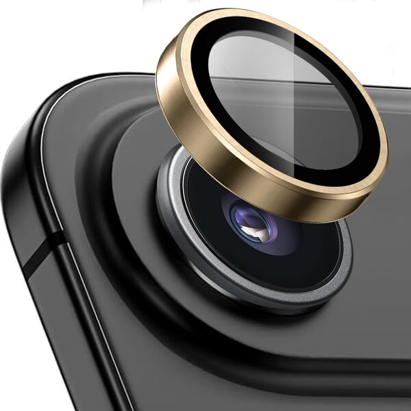 Ntech Camera Lens Screen Protector Geschikt voor  iPhone Air Gold - Screenprotector - Camera Protector iPhone Air