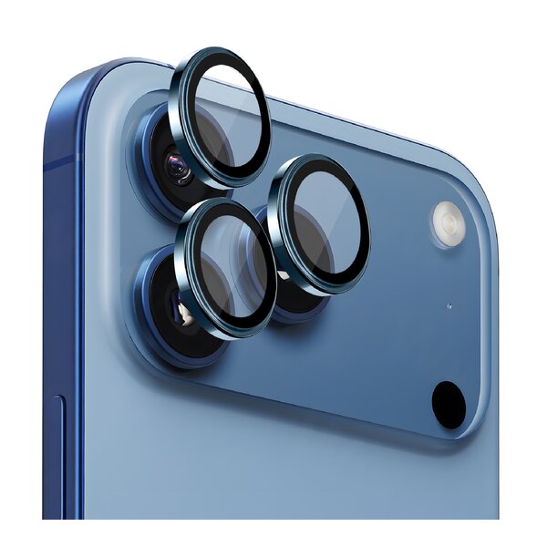 Ntech Camera Lens Screen Protector Geschikt voor  iPhone 17 Pro / iPhone 17 Pro Max Blauw - Screenprotector - Camera Protector iPhone 17 Pro Max